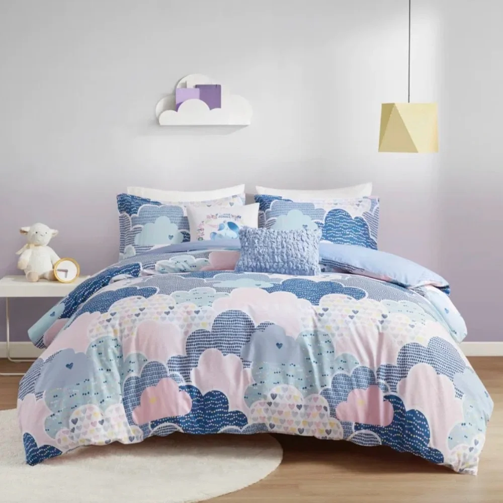 Cloud Cotton Duvet Cover Set, Twin by Urban Habitat Kids